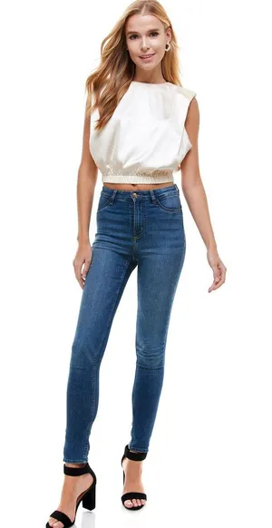 TCEC | NWOT | Satin Muscle Top | M | Champagne | CT7484 thumbnail 3