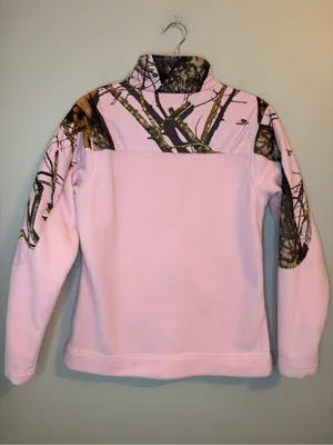 Rocky Pink Mossy Oak Fleece Full Zip Jacket Women’s Small thumbnail 4