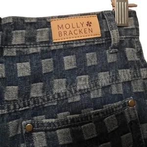 Molly Bracken Denim Mini Skirt Printed thumbnail 4