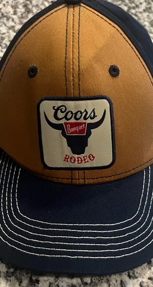 Coors Banquet Rodeo Trucker Beer Hat – Mesh Snapback – Western Workwear - NWOT thumbnail 2