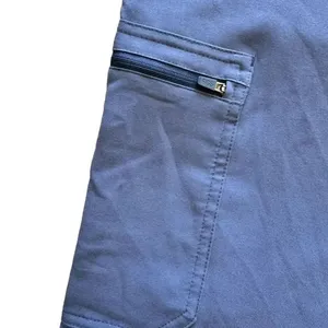 Figs Scrub Tech iCal Pants Blue Drawcord Half Elastic Waist Pants SZ XL #2154 thumbnail 4