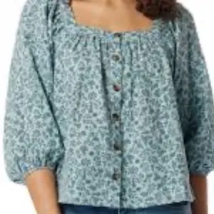 Union Bay Krystin Floral Boho Top. Size medium thumbnail 1