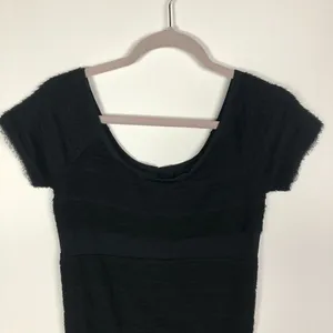 Rag & bone short sleeve silk black dress women's medium‎ thumbnail 3