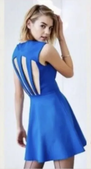 Urban Outfitters Silence and‎ Noise Blue cutout back Dress NWT size M thumbnail 1