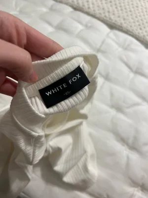 White Fox Crop Top thumbnail 3