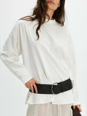 NWOT Free People We The Free Heater Tee - ivory white - small thumbnail 5