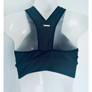 Buffbunny Sphynx Sports Bra Ribbed Black Medium thumbnail 3