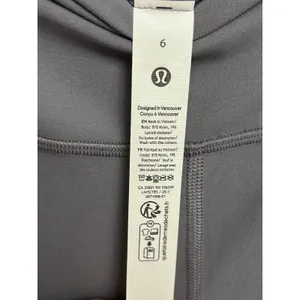 Lululemon Leggings Align HR Pant 28" Solar Grey NWT Size 6 Rare Sold Out New thumbnail 4