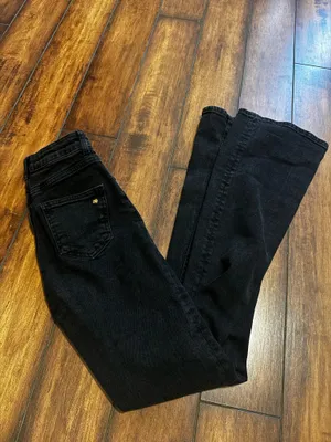 Zara black flare jeans  thumbnail 4