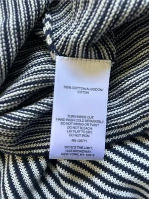 Skye’s The Limit Women’s Striped V-Neck Sleeveless Dress Petite LG NWT thumbnail 12
