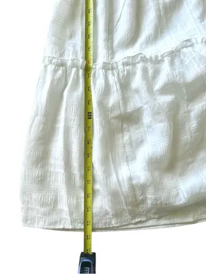 Altard state anna‎ flutter sleeve maxi dress White Sz Medium thumbnail 10