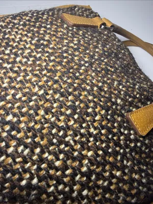 Prada Vintage “Stuoia Tweed” Mini Tote Bag thumbnail 8