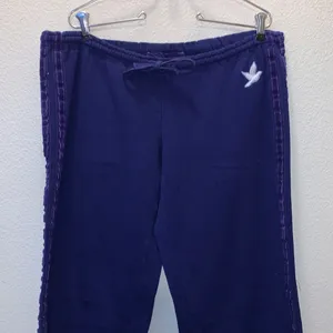 Aerie purple large wide leg sweatpants thumbnail 2