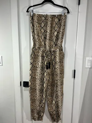 Blue Island snake skin Jumpsuit thumbnail 7
