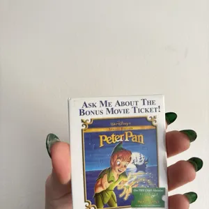 Vintage Peter Pan Movie Promo Pin Brooch Button Disney Y2K‎ Blue Walmart thumbnail 2