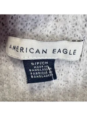 American Eagle Cream Knit Sweater Size S/P thumbnail 3