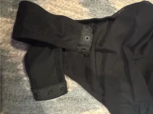Black Ruched Off-Shoulder Bodysuit Princess Polly NWOT size 2 thumbnail 3