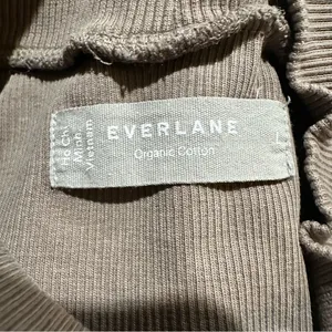 Everlane Organic Cotton Mockneck Top Size Large thumbnail 7