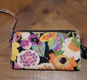Vera Bradley Floral Quilted Wristlet Wallet - Multicolor thumbnail 1