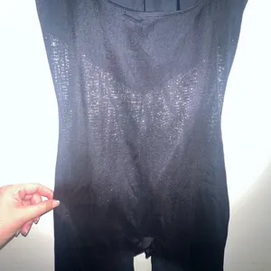 SPANX Star Power black Lady Luxe Open-Bust Mid-Thigh Bodysuit XL‎ thumbnail 3