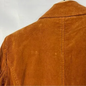 Free‎ People Heidi Brown Corduroy Button Front Blazer 4 thumbnail 8