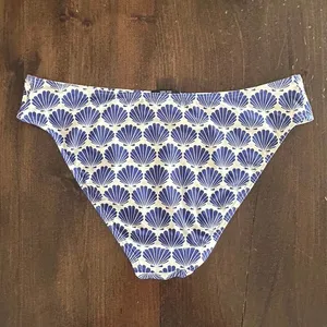 Kate Spade New‎ York Blue White Seashell Print Hipster Bikini Bottom Summer Chic thumbnail 5