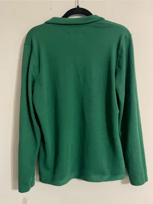Nike Jordan Dri-fit Jumpman 1/4 Zip Long Sleeve Green Top DQ7917 Women’s Sz L thumbnail 4