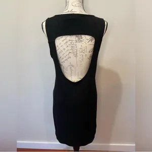 LNA Womens Black High-Low Open Back Sleeveless Mini Dress Size L‎ Made in USA thumbnail 5