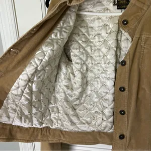 Baby Phat Y2k corduroy button up jacket tan size medium thumbnail 4