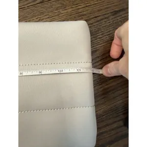 Rhode Skin Puffy Makeup Bag Grey Quilted Cosmetic Pouch NEW thumbnail 4