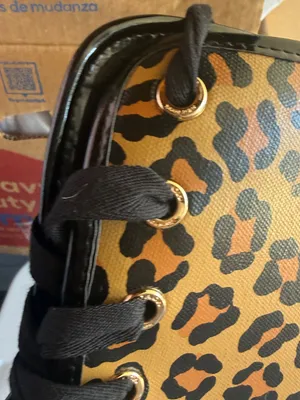 Coach Leopard Print Winter Rain Boots - Black & Tan 7 thumbnail 4
