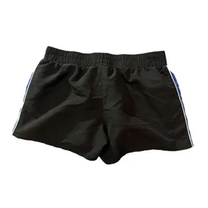 Everlast Women's Boxing Training Shorts Black‎ Blue/White Stripe Size Medium thumbnail 4