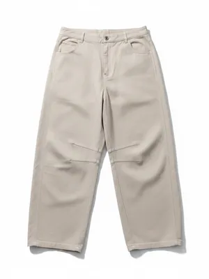 Rae Mode cotton twill barrel ankle pants Tan size Large thumbnail 2