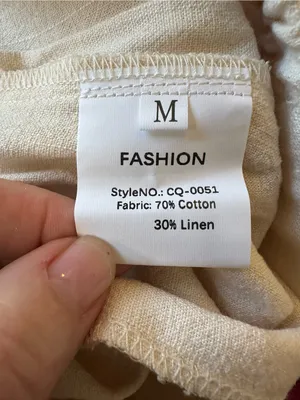 High-Waist Cream Wide-Leg Trousers thumbnail 5