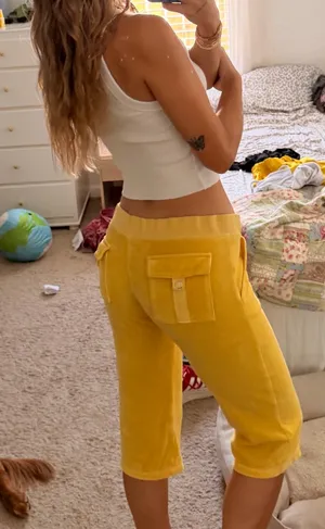 The Vintage Shop Vintage Juicy Couture Y2K Capris thumbnail 4