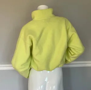 Aritzia Tna Yellow Fleece Sweatshirt thumbnail 3