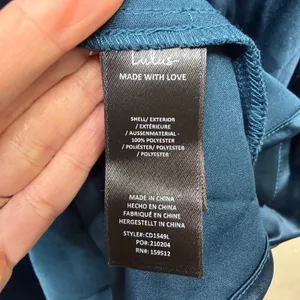 NEW Lulus Captivating Presence Dark Teal Satin Open Cowl Back Maxi Dress Large thumbnail 13