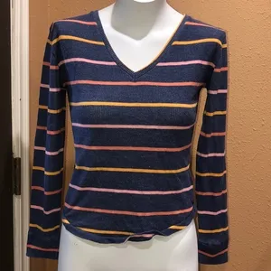 Bdg striped ribbed thermal long sleeve shirt thumbnail 2