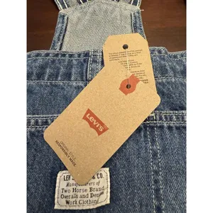 Levi’s Vintage Two Horse Brand Bib Work Clothing Overalls XL Denim Romper Retro thumbnail 7