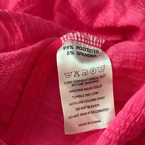 Clarisbelle Peplum Sleeveless Top Pink Women Size XXL NWOT thumbnail 3