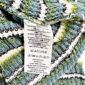 Free People Ziggy Zig Zag Knit Bell Sleeve Tunic Swing Pullover Sweater Dress S thumbnail 3