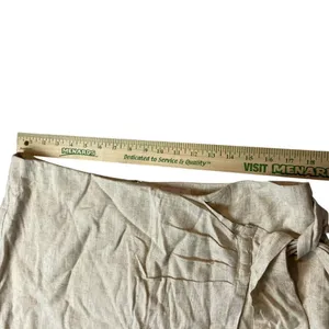 Pink Lily Women's 2XL Linen Blend Skort Beige Tan Coastal Summer Beachy Casual‎ thumbnail 7
