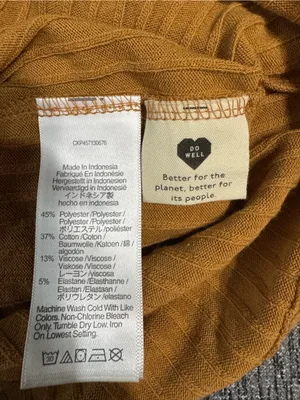 Madewell Ribbed Long Sleeve Crop Shirt thumbnail 7