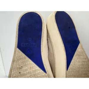 Rothys The Sneaker Slip‎ On Camo Beige Blue Trim Womens Shoes Size 8.5 Comfort thumbnail 5