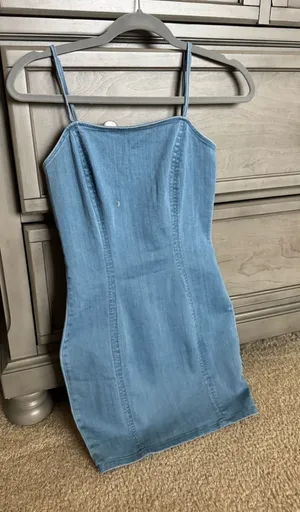 Denim dress Blue thumbnail 1