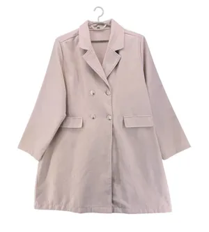Shein Curve‎ Overcoat Cream 4XL thumbnail 1