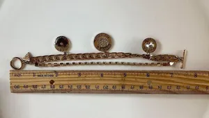 Guess gold Tone Charm Bracelet thumbnail 8