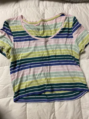 Striped Baby Tee thumbnail 1