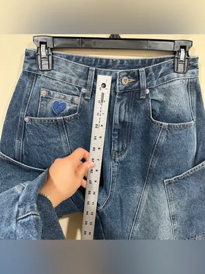 AELFRIC EDEN BAGGY BARREL JEANS women’s size 26 ballon jeans denim thumbnail 5
