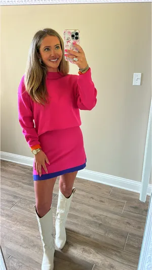 Knit Sweater Set Pink thumbnail 2